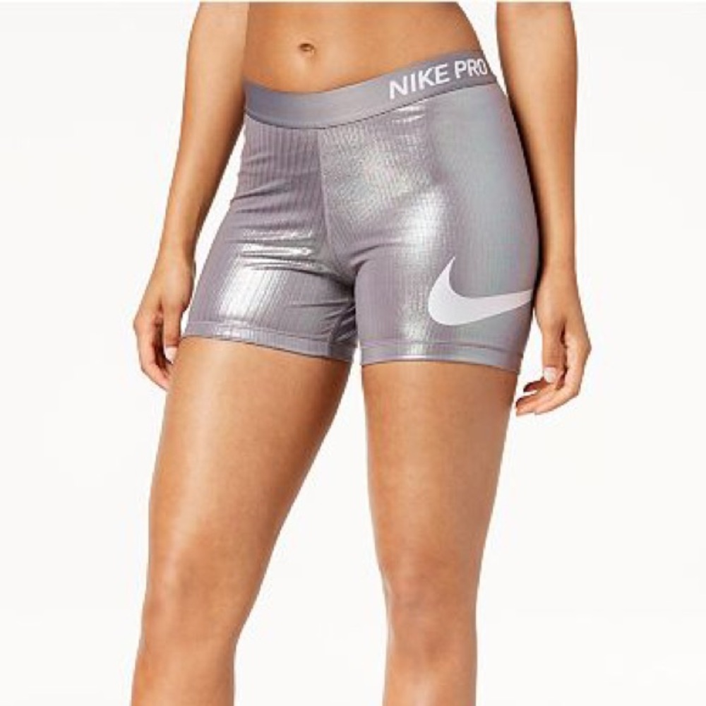 Nike Pro Rise Metallic Shorts